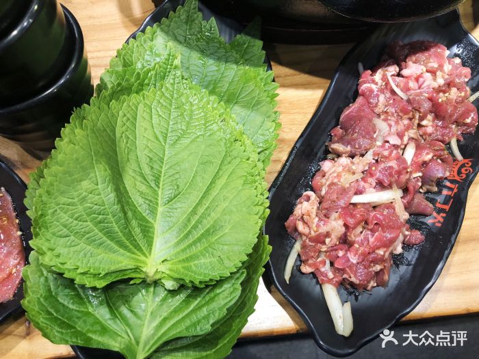 六丁火木炭烤肉(常营店)苏子叶图片 第315张