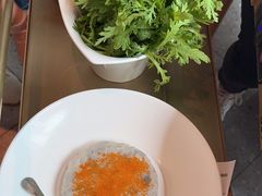 茼蒿菜-左庭右院鲜牛肉火锅(新梅广场店)