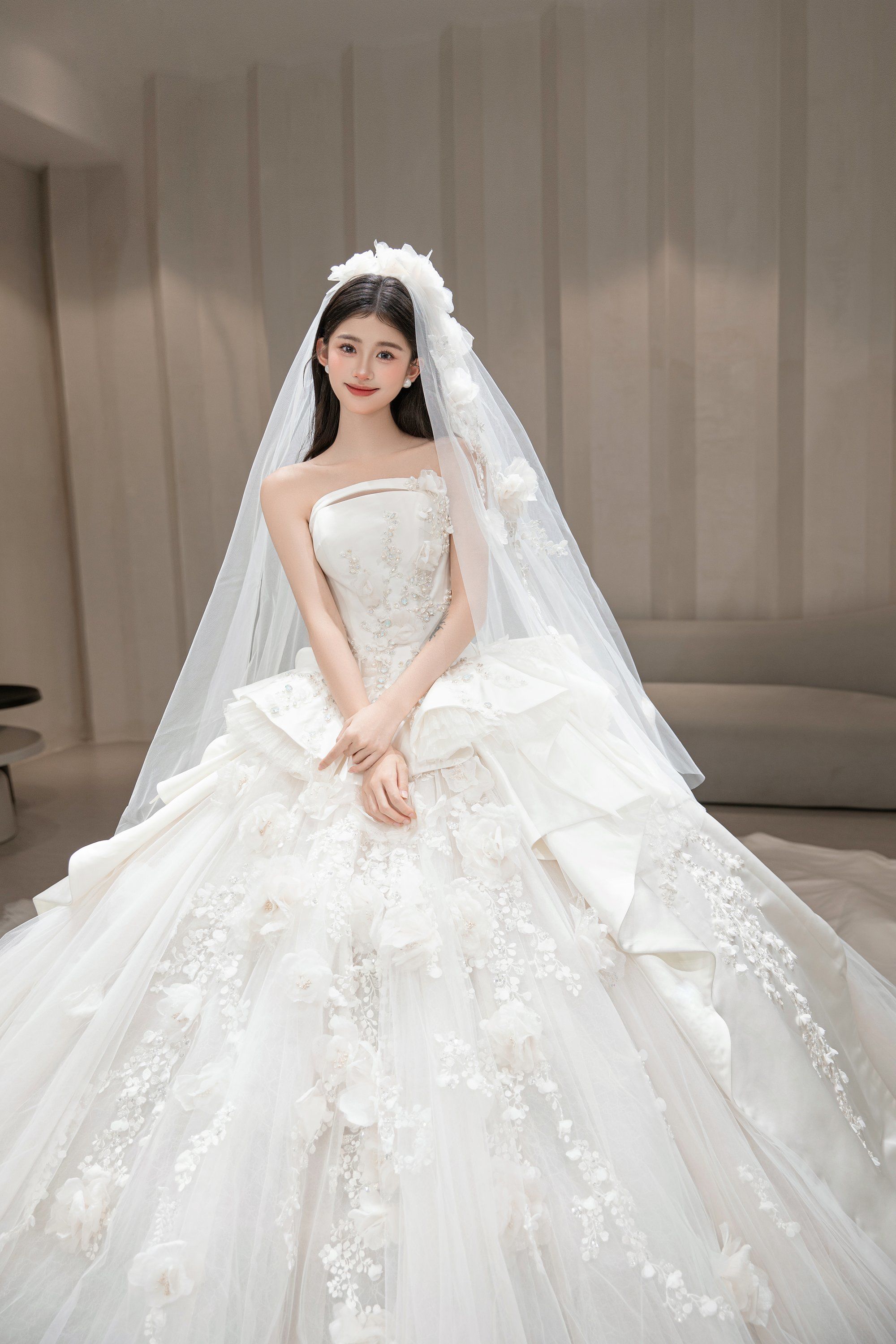 💕白色婚纱,是每个女孩心中的公主梦✨