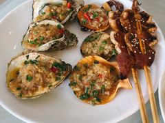 炭烤生蚝-覃记海鲜美食餐厅