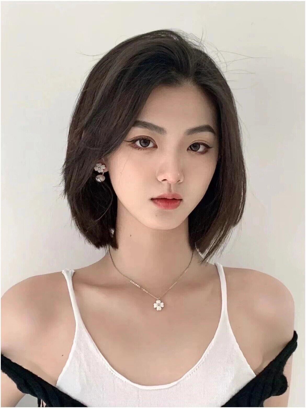 短发~这款发型百搭耐看非常不挑脸型圆脸方圆脸菱形脸的妹子都适合剪