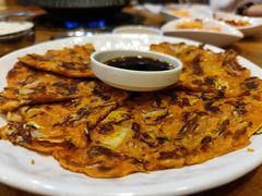 泡菜饼-喇喇排骨火锅·传统韩式脊骨汤(望京西园总店)