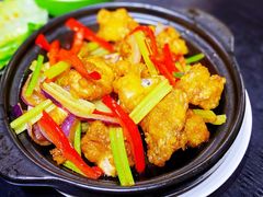 啫啫牛蛙煲-绿柠食堂(北外滩店)