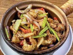 啫啫牛蛙煲-绿柠食堂(北外滩店)