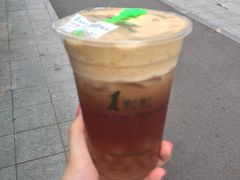 黑糖红茶玛奇朵-1点点(晒布店)