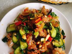 黄瓜拌肉筋-庄河步云山羊汤(椒房店)