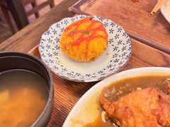 口蘑土豆饼咖喱-金龙咖喱