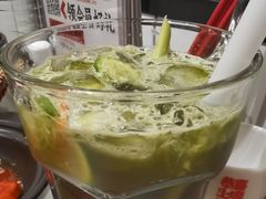 爆打焦绿-恭喜上堓砂锅焗·海鲜大排档(闵行龙湖店)