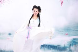 -后宫·古装汉服京剧儿童亲子全家福摄影