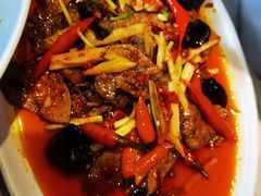 火爆猪肝-懒人盐府人家(航天桥店)