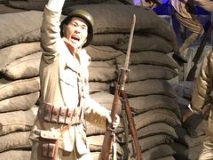 逼真的表情-上海四行仓库抗战纪念馆