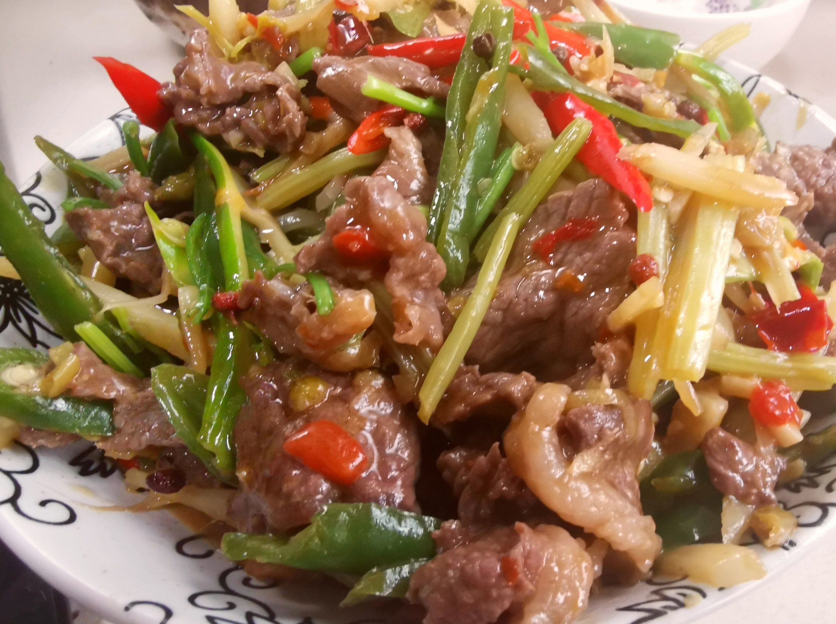 今天继续仔姜系列,仔姜牛肉