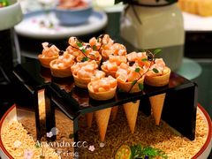 三文鱼色拉-尚一汤·粤菜海鲜(环球港店)