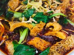 肉丝猪肝皮肚面-一家人面馆(三条巷店)