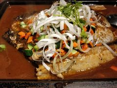 -探鱼·鲜青椒爽麻烤鱼(西南商都店)
