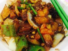 大盘鸡拌面-北京外国语大学东院食堂