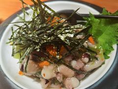 芥末章鱼豆腐沙拉-鳗鱼家·深夜食堂(军博店)