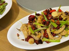 干煸鱿鱼须-陈傻子餐厅(世纪都会店)