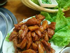 炭烤鸡排-亲昵春川鸡排(韩国美食街店)