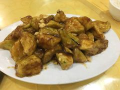 烧茄子-冰峪沟原生态农家菜(仙味宾馆店)