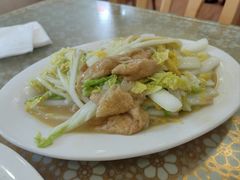 面筋扒白菜-悦宾饭馆(翠花胡同店)