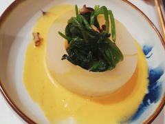 南瓜汁烩野米白玉嫩蔬菜-广舟(千禧店)