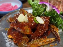 韩式辣酱蟹-明洞阿姨·韩式酱蟹烤肉·创意料理(三元桥店)