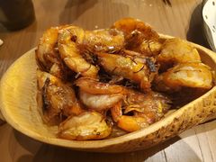 野蒜油爆虾-香园茶社·金陵小灶(老门东店)