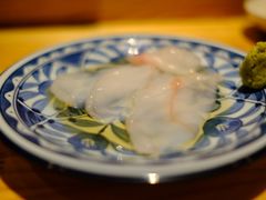 鮟鱇鱼刺身配白酱油-镹·鱼料理  国产鱼使用店