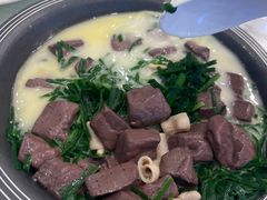 韭香鸭血鹅肠-怡园饭店-餐厅(四望亭店)