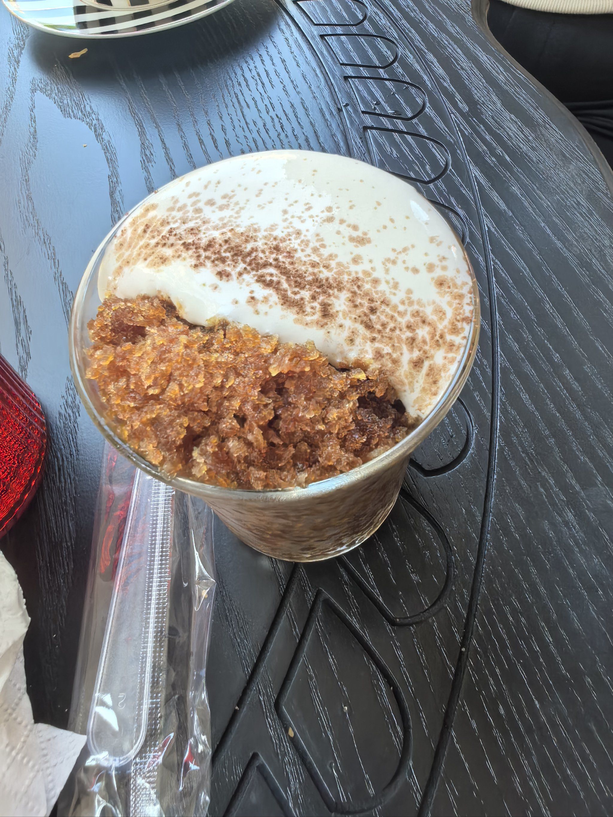 咖啡冰沙,用勺子拌着吃味道超棒#下午茶 [色]