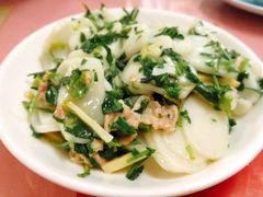 荠菜冬笋肉丝炒年糕-蘭心餐厅(进贤路店)