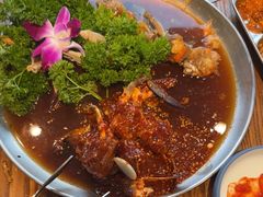 -明洞阿姨·韩式酱蟹烤肉·创意料理(三元桥店)