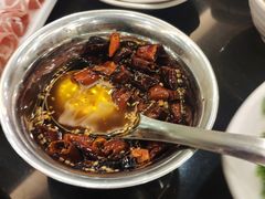 现炸辣椒油-情忆草原涮肉馆