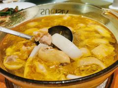 石斛花椰汁文昌鸡-梦都海鲜酒家(万达广场江桥店)