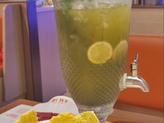 羽衣甘蓝柠檬茶-东门口·新式老北京火锅(河西龙湖天街店)