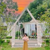 美滋滋 我们订的是星空泡泡屋，透明的圆形小屋