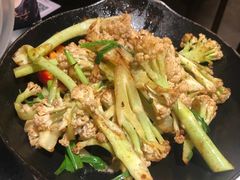干锅有机花菜-老头儿油爆虾·知味杭州(爱琴海购物中心)