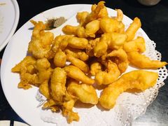 炸虾仁-晚归月亮湾私家菜(临邑路店)