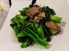 菜心炒牛肉-惠爱餐厅