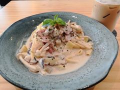 蘑菇汁培根宽面-A30 BISTRO