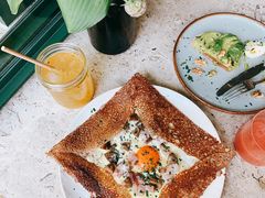 鸡蛋蘑菇熏肉荞麦可丽饼-RAC BAR(安福路店)