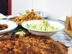 碳烤虹鳟鱼-丽泽山庄·生态怀柔菜·虹鳟鱼(红螺寺店)