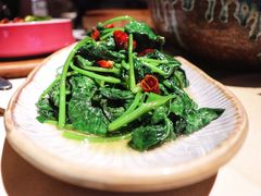 炝炒地瓜叶-山石榴·贵州菜(丰盛里店)