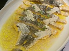 鸡汁松茸蒸大黄鱼-野蔓果·山野菜(西湖景区·龙井茶田店)