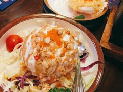 炸温泉蛋土豆泥沙律-仙隐小鹿料理食堂(沙市人信汇店)