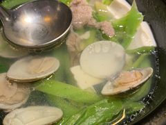 豆腐芥菜滚沙白-百味馆·粤菜·湛江菜(后海花园店)