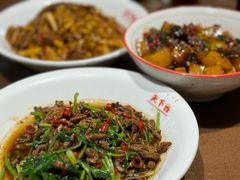 香菜炒牛肉丝-天下客饭店(中山路店)