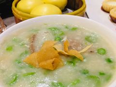 菜心粒拆鱼猪肝粥-香云轩·顺德菜(香云纱园林酒店店)