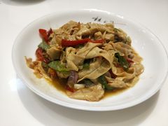 火腿炒农家豆腐皮-辣公子·千岛湖私房菜(滨江店)